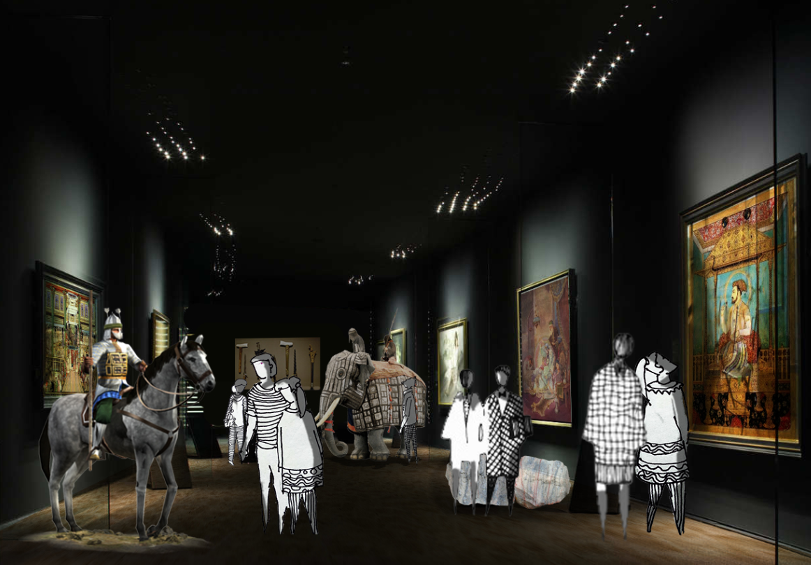 A walk through immersive exhibits that reconstruct Shah Jahan’s life with artifacts, paintings, and projections of Mughal grandeur.