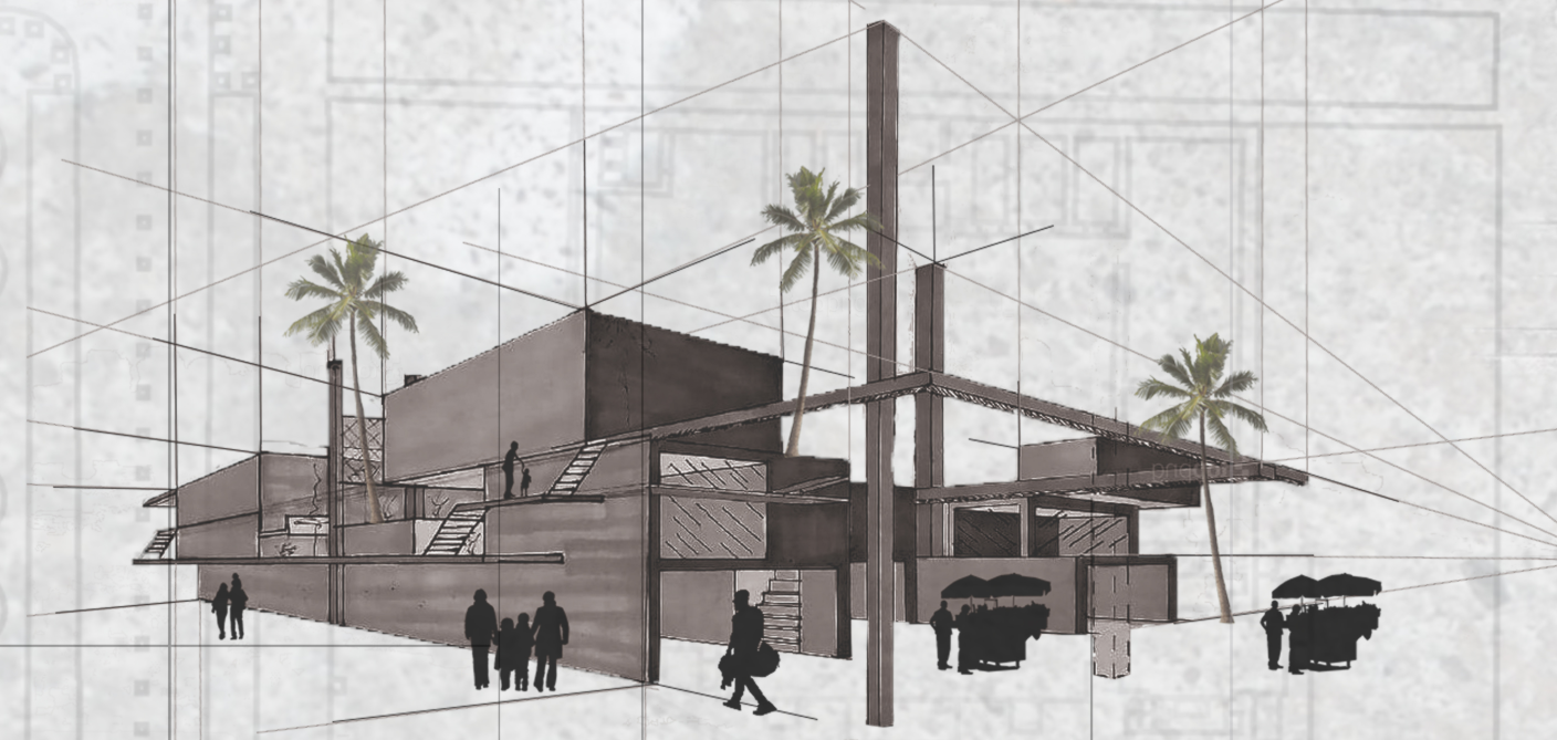 A volumetric view of the cultivation arena, where community gathering, cultural exchange, and everyday life intersect.