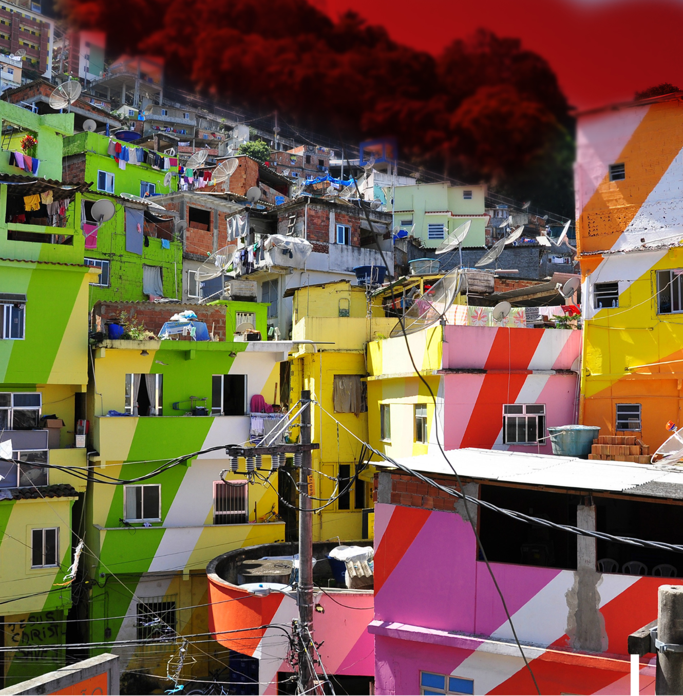 Vibrant informal housing textures that inform the museum’s material palette, spatial rhythm, and cultural expression.