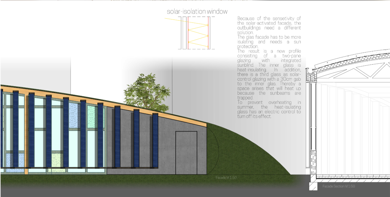 Playful landform geometry merging architecture, landscape, and outdoor learning.
