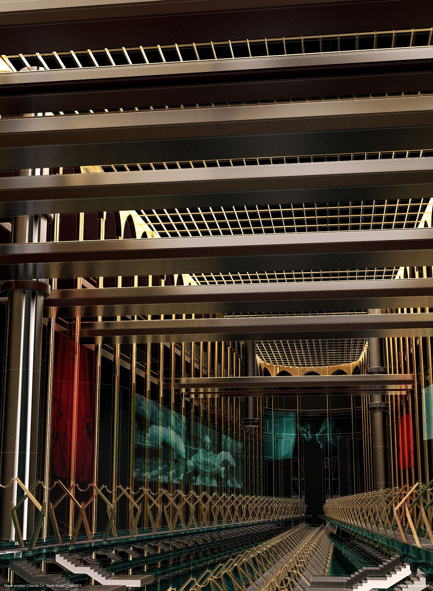 Detail view of the archival core, where structure and data converge into a single architectural system.