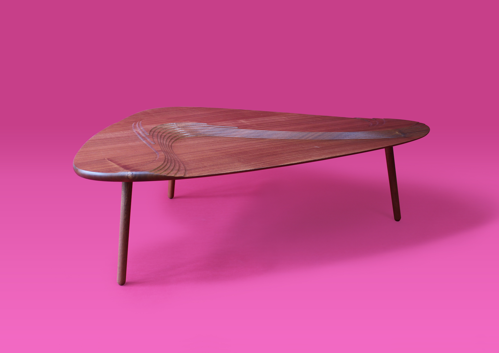 Terrace Coffee Table — sculptural form inspired by terraced landscapes.