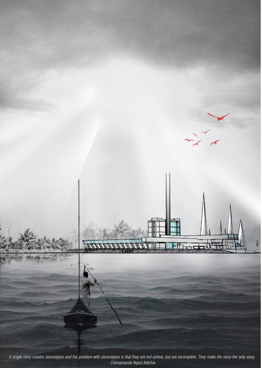A threshold between land and sea, where architecture becomes a witness to silenced colonial histories.