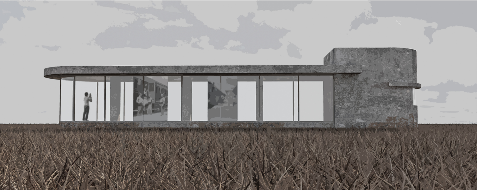 The former train station transformed into a light-filled gallery narrating the memory of the Hejaz Railway.