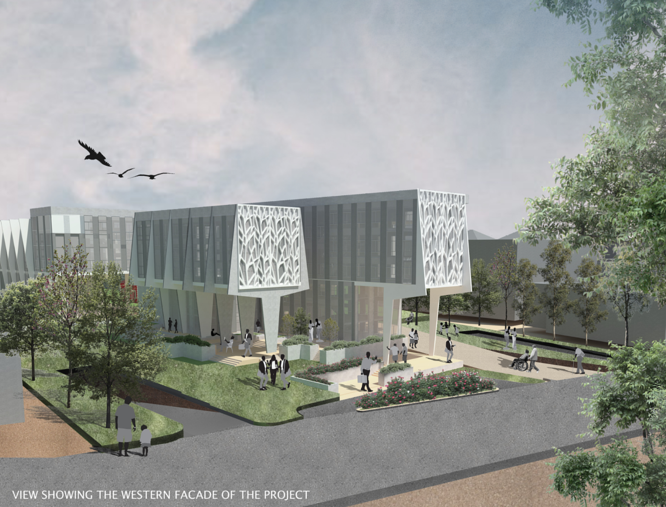 Old and New Interface — Visual dialogue between preserved British-era buildings and the new municipal architecture.