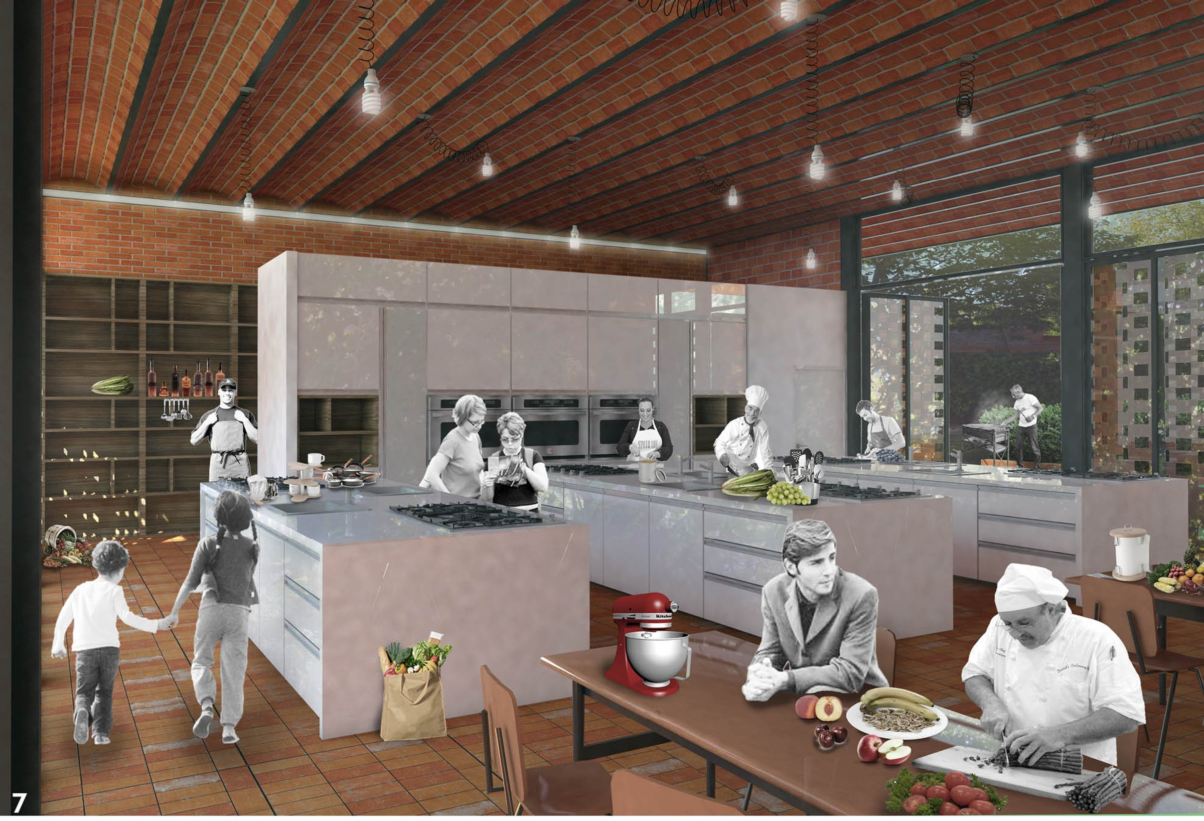 Hands-on culinary atelier designed for collaborative craft learning and productive workshops.