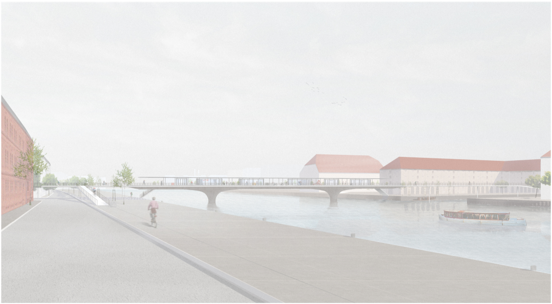 The City Link as a contemporary cycling bridge blending historic context with sustainable urban design.