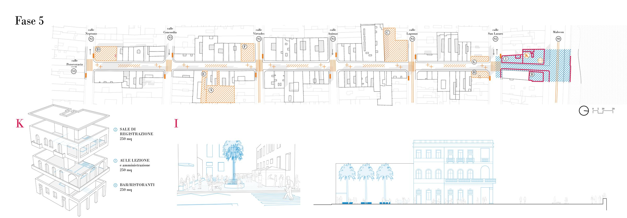 Phase 5 master transformation establishing mixed-use cultural anchors and public infrastructure.
