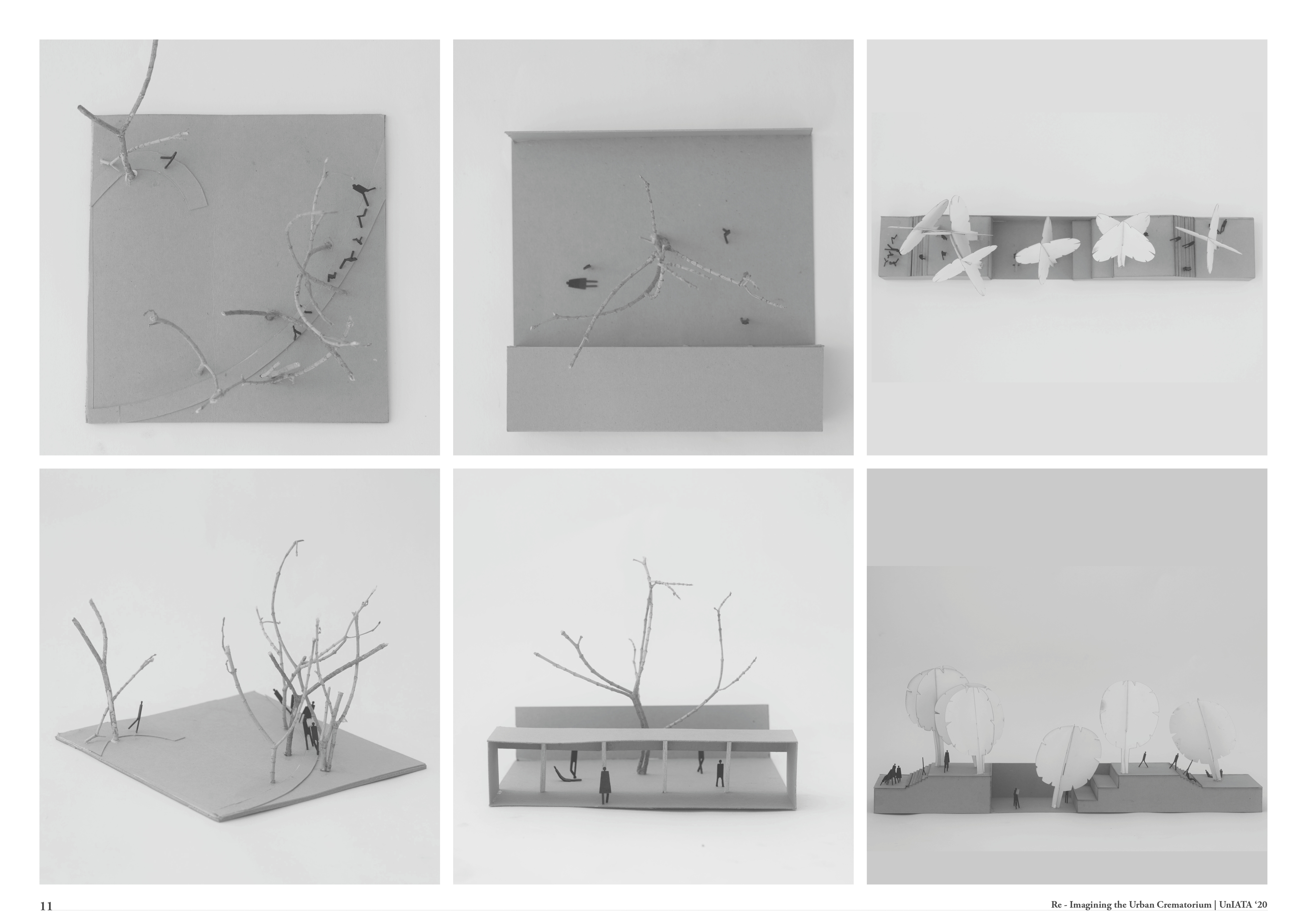  Sectional view highlighting layered thresholds and contemplative spaces.
