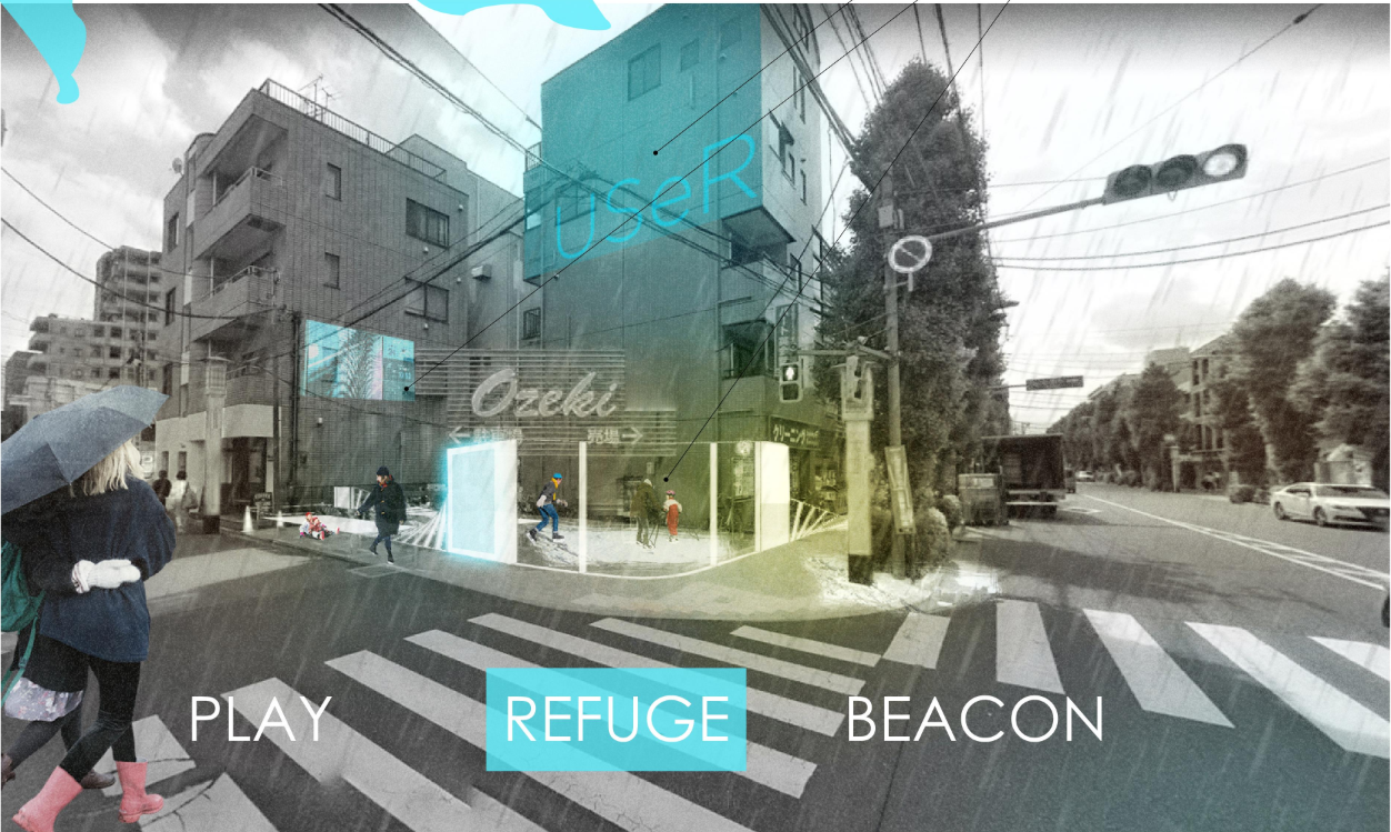 Transforming a historic tram corridor edge into a climate-responsive urban refuge and digital beacon.