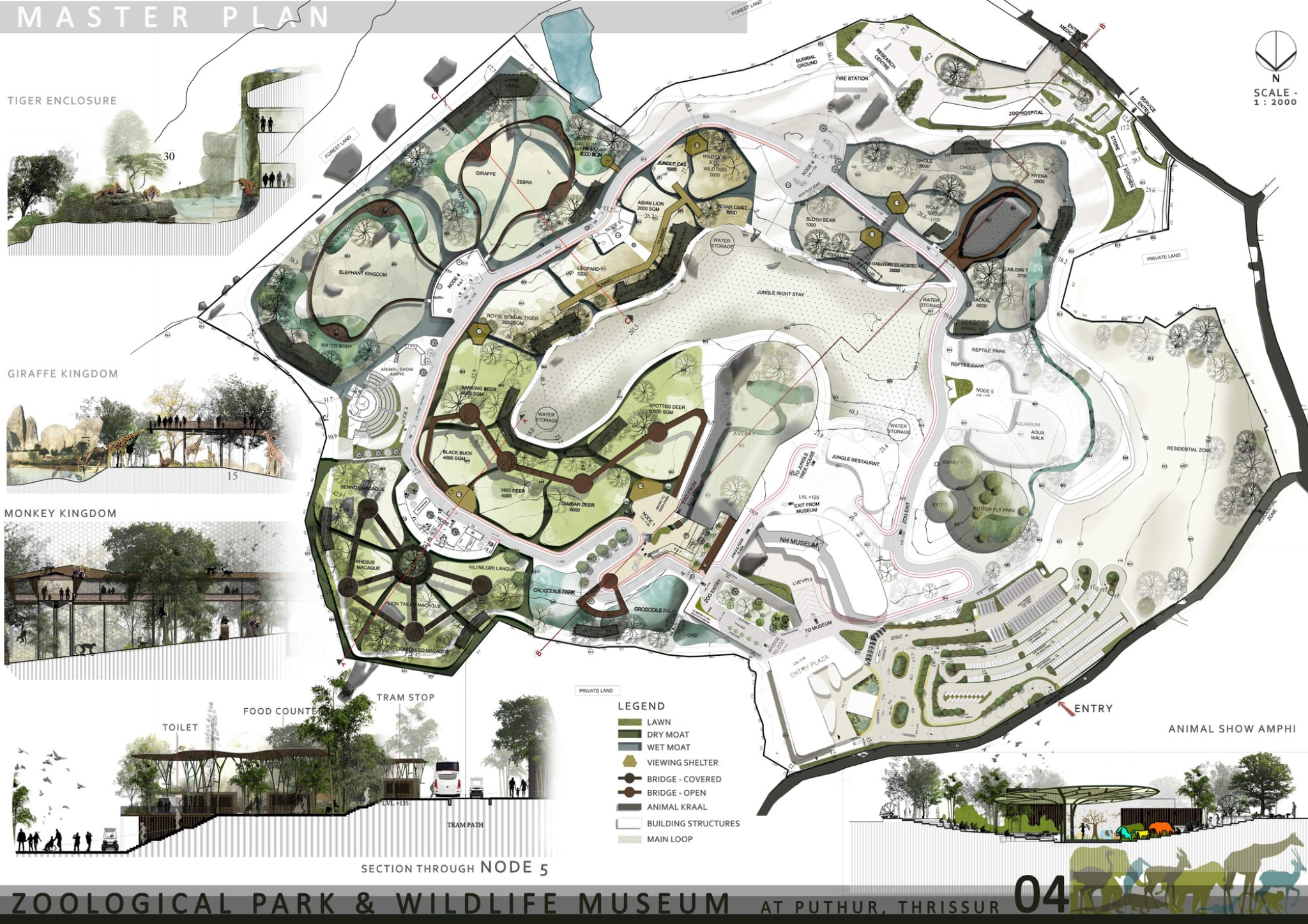 Comprehensive master plan balancing conservation, circulation, and visitor experience.