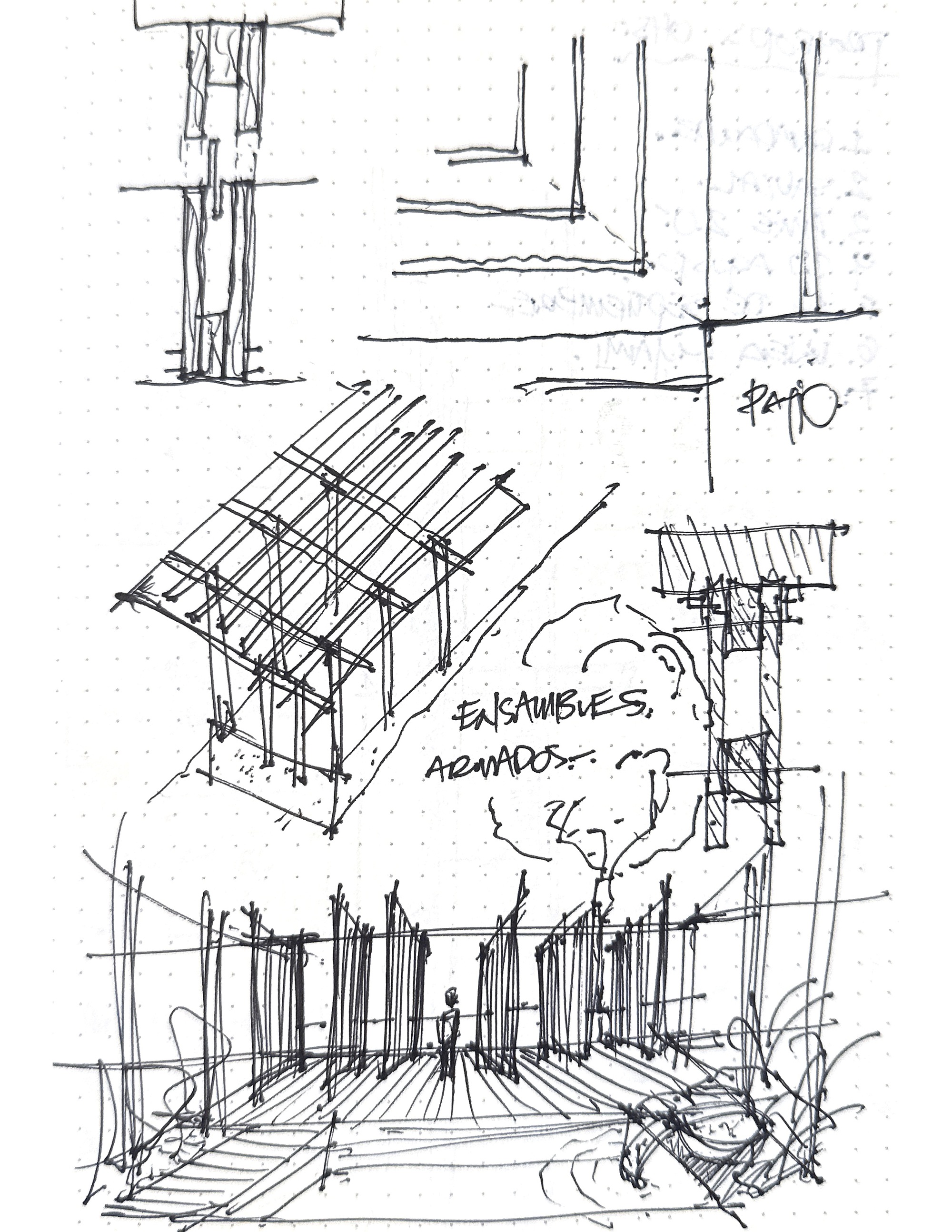 The House of Time by Natura Futura. Drawing: Kevin Araujo