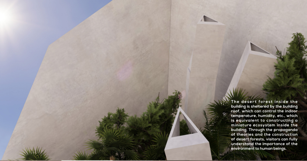 Carved apertures and triangular projections enhance light, ventilation, and spatial permeability.