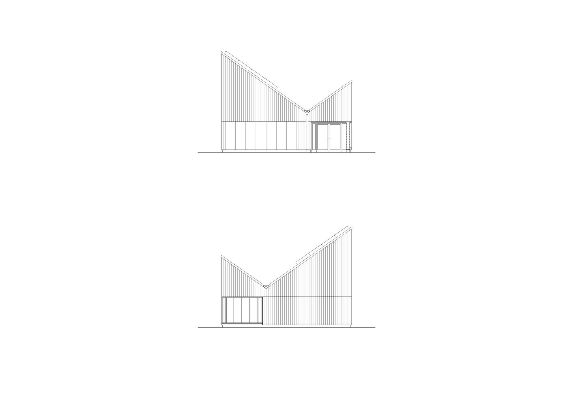 House of the Seasons elevations at 1:100
