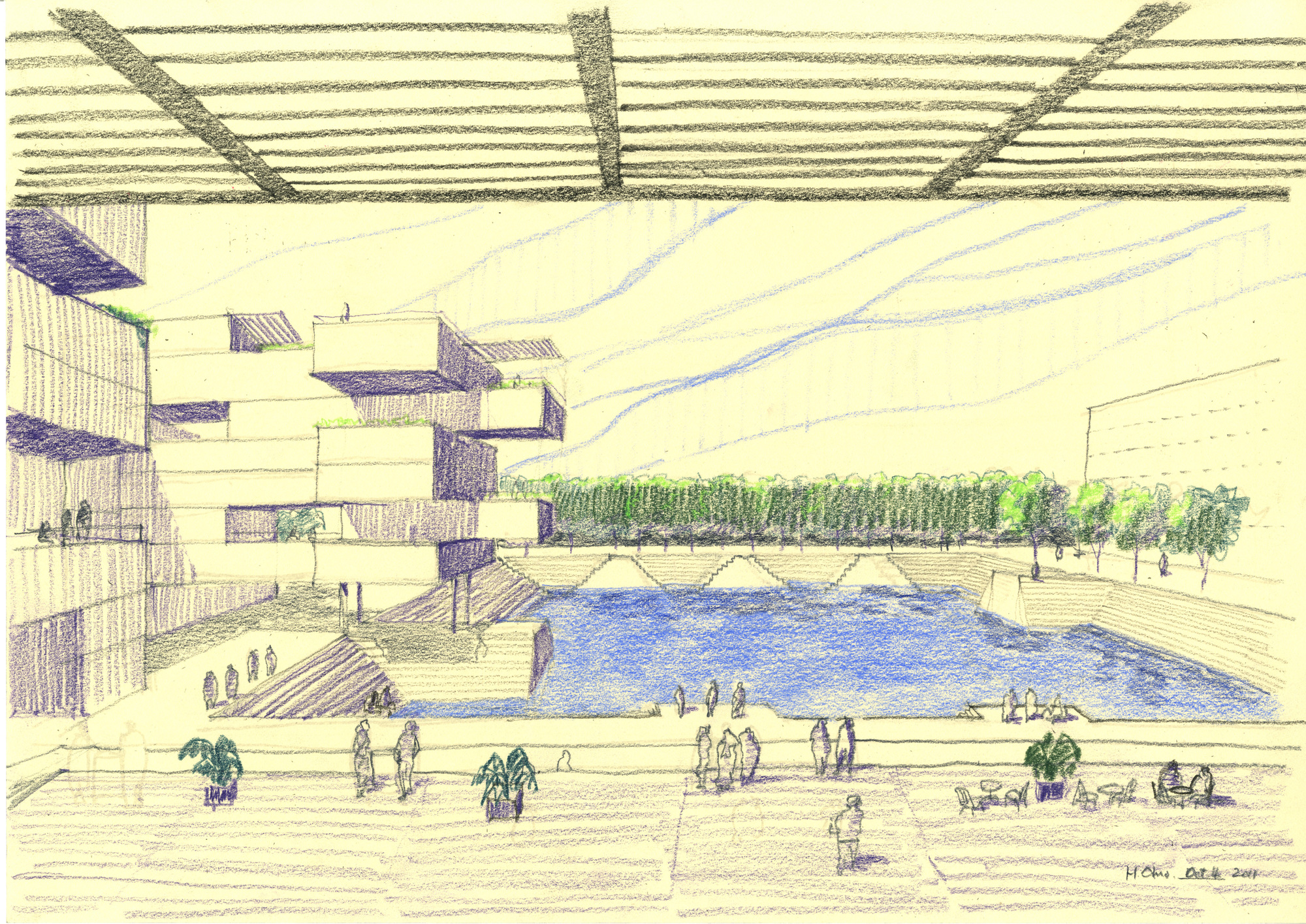 Concept sketch by Hidetoshi Ohno