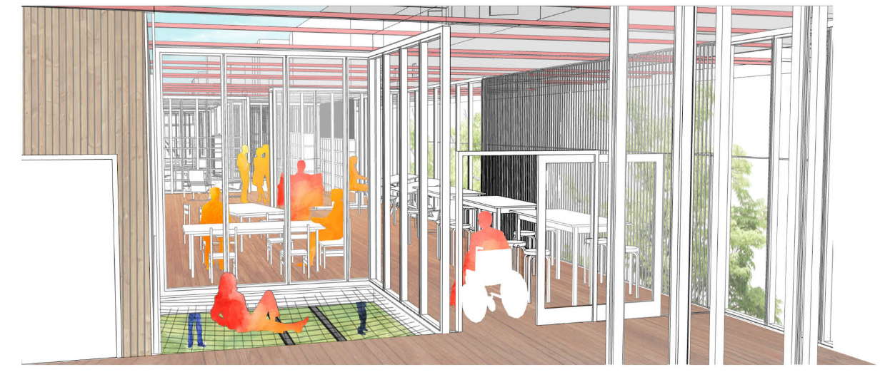  Fabrication lab enabling hands-on production within the adaptive reuse architecture ecosystem.