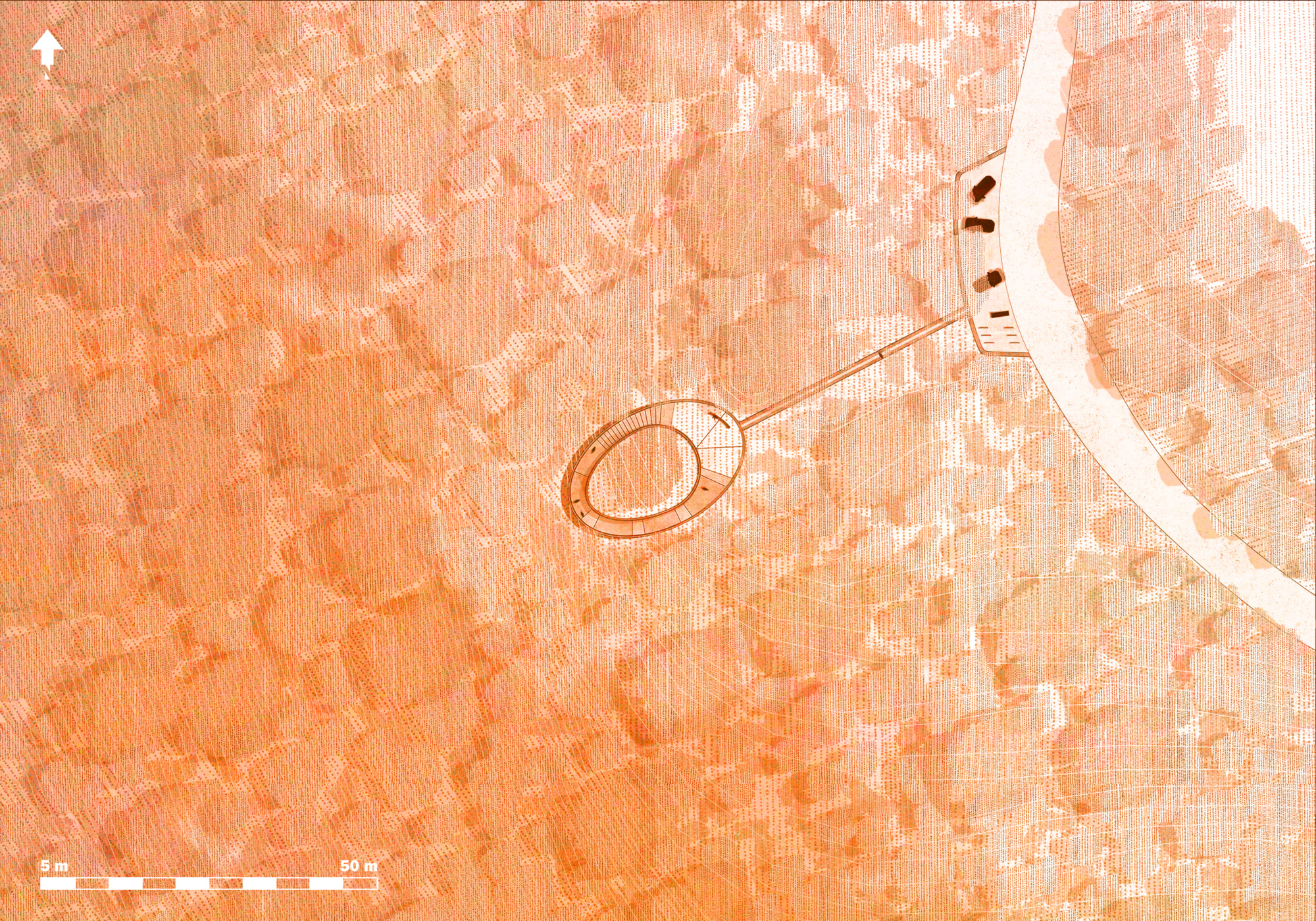 Plan of the lookout walkway