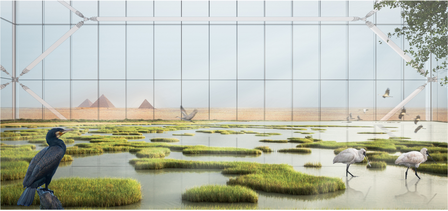 Wetland systems recreate delicate ecological balances, offering a controlled glimpse into disappearing natural habitats.