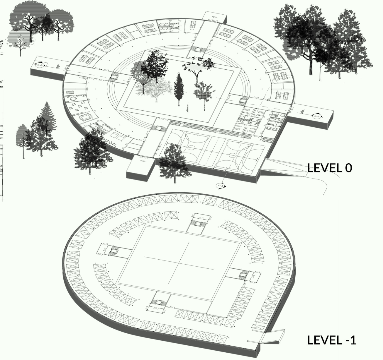 Circular planning and integrated green spaces redefine innovative school architecture through openness, interaction, and community-centered learning.