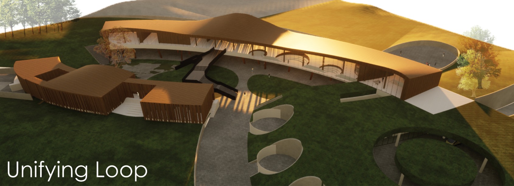 Unifying Loop reimagines sustainable architecture through ecological integration and wildlife-centered design.
