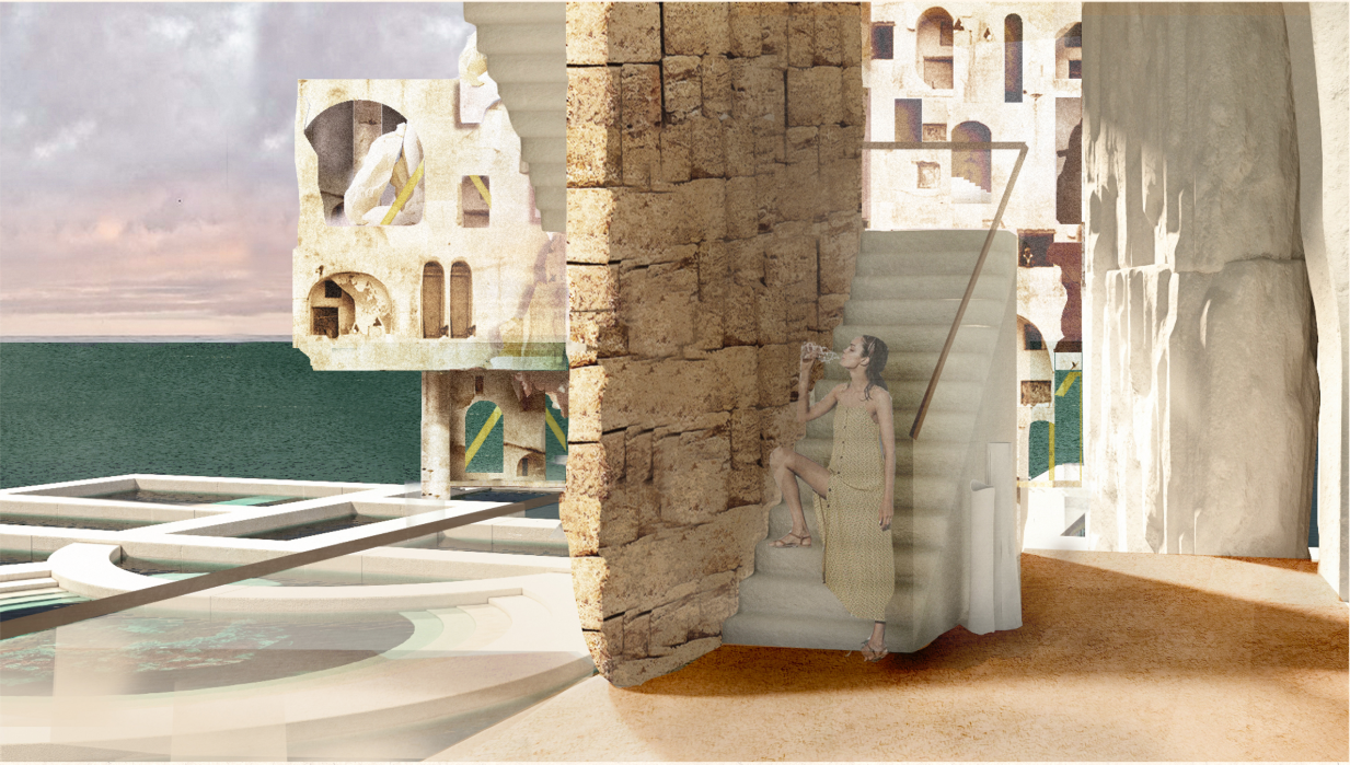 Floating coral park designed as an interactive marine observatory and ecological public space.