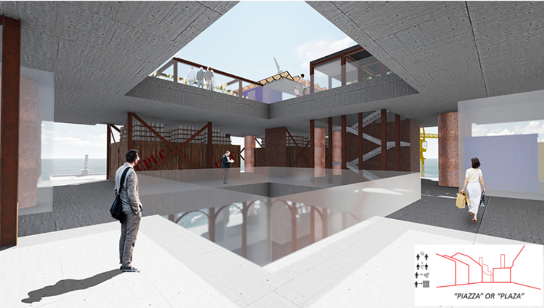 Marine research and exhibition spaces merge scientific exploration with immersive ocean-facing interiors.