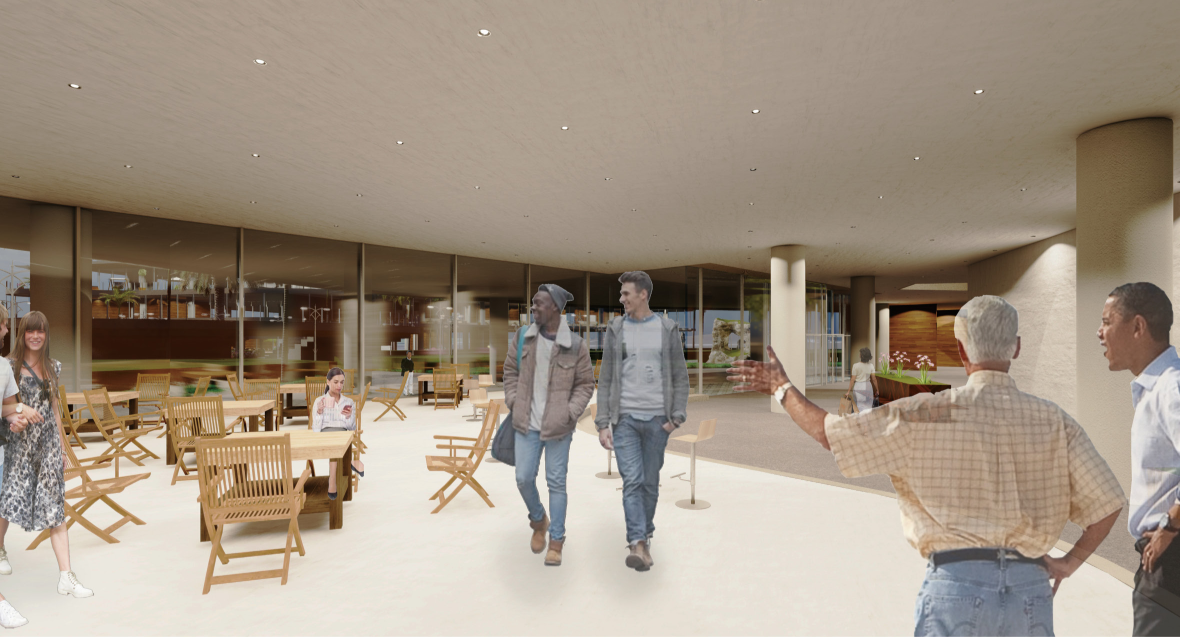 Open communal interiors encourage interaction, collaboration, and flexible living for Singapore’s digital nomad culture.