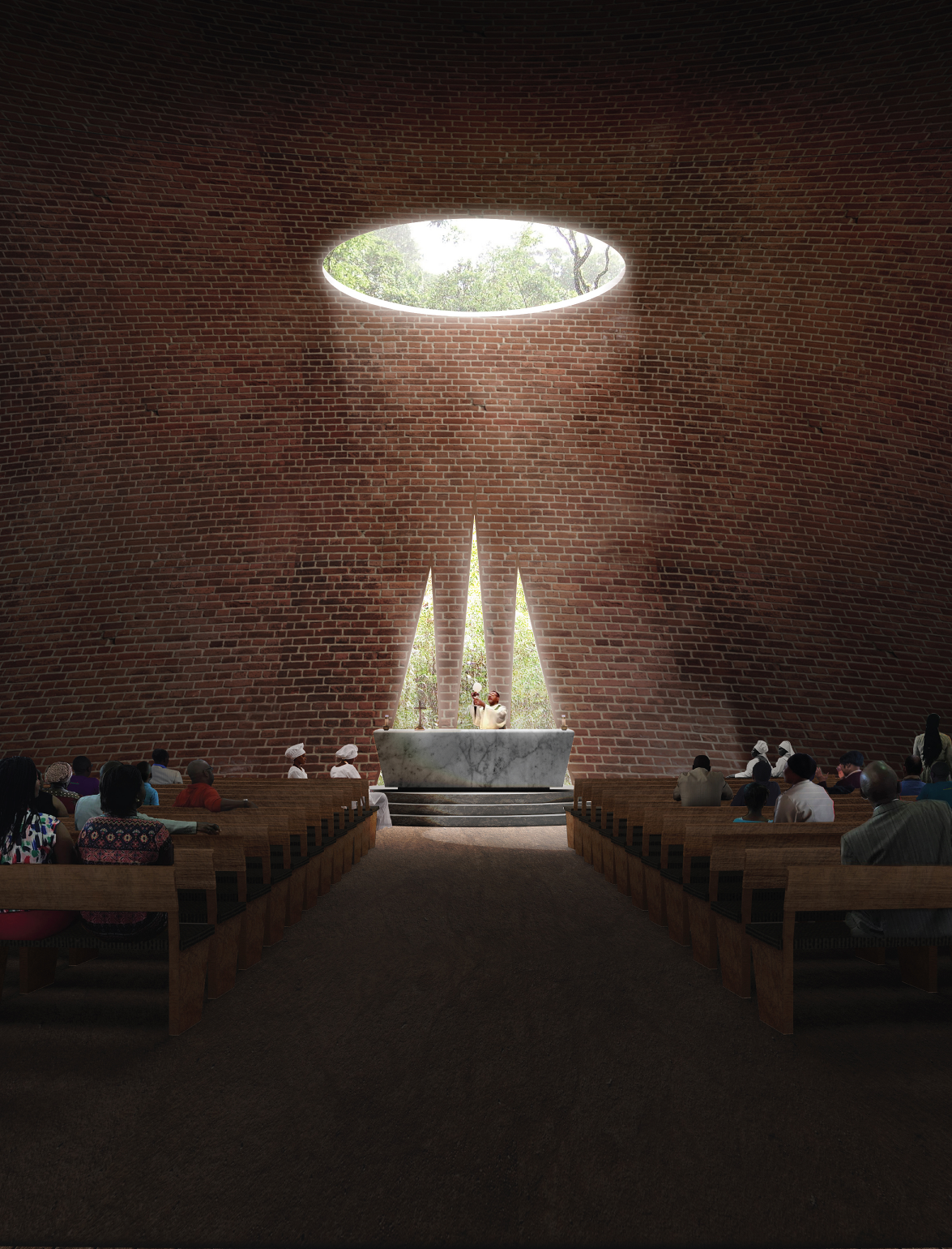 Sacred ecological tower emerges within Ethiopia’s reforested landscape, blending biodiversity, spirituality, and sustainable design.