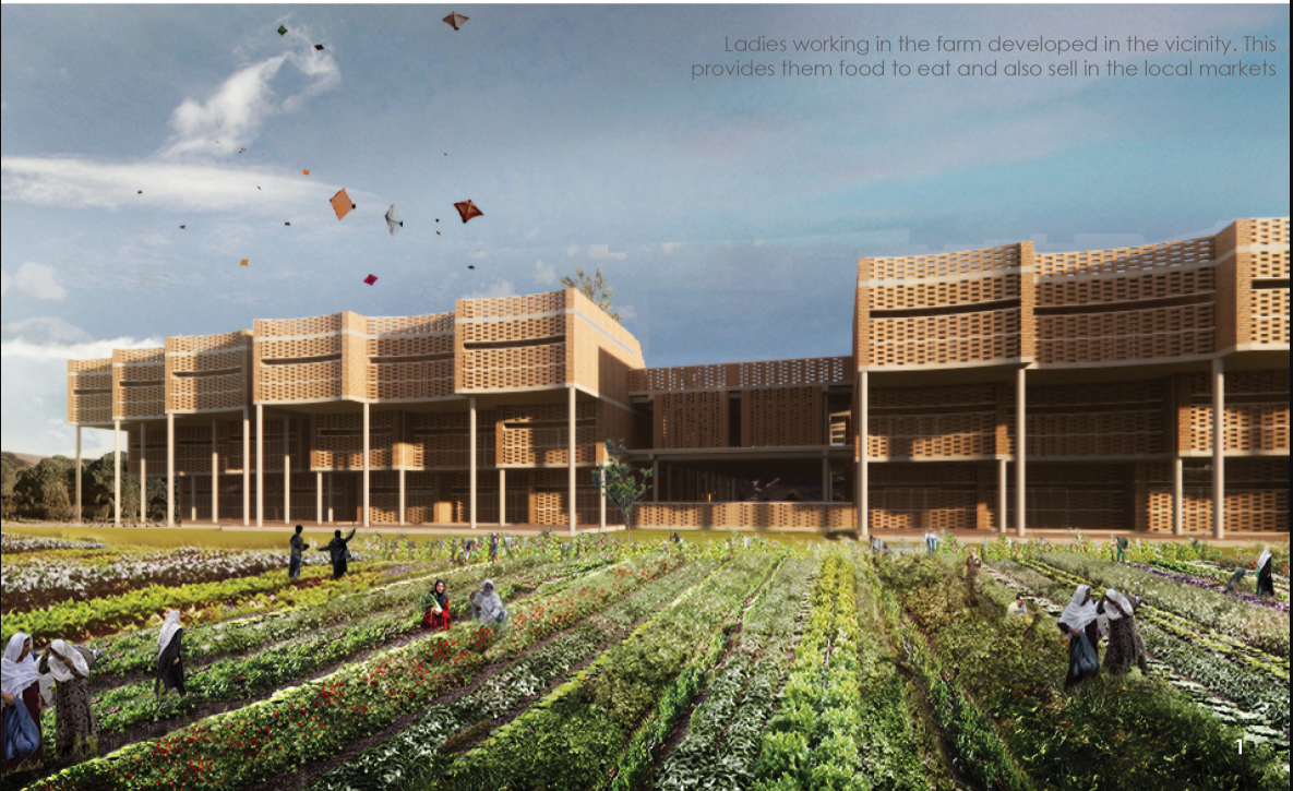 Productive farmland supports food security and economic independence for the NURTURE community.