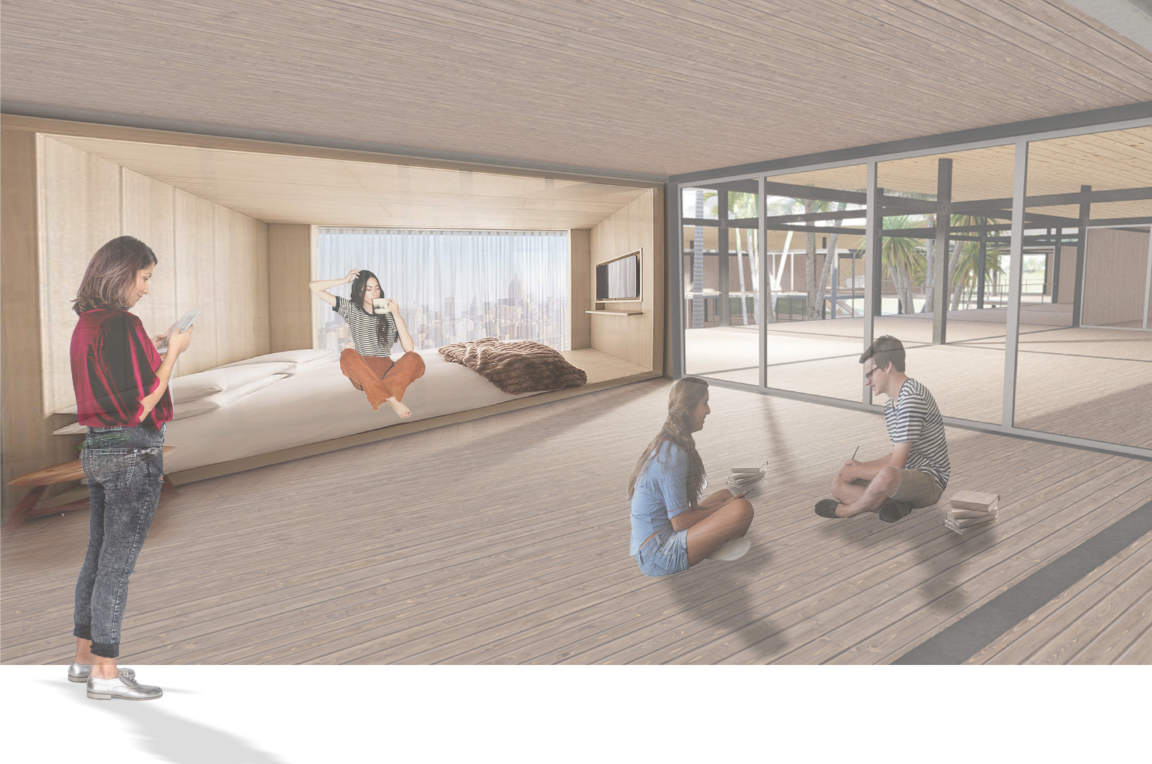 Modular interiors adapt easily to student accommodation and changing lifestyles.