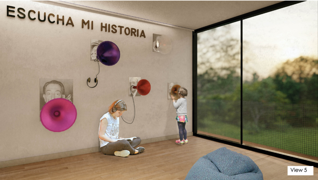 The sound room turns oral history into an immersive listening experience for all ages.