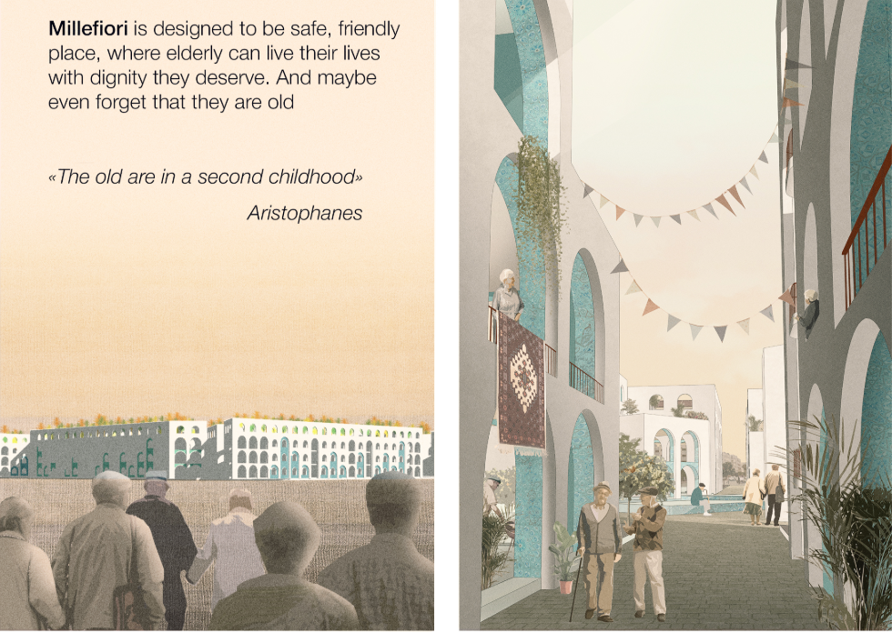 Human-scale streets connect residents through shaded, culturally rooted spaces
