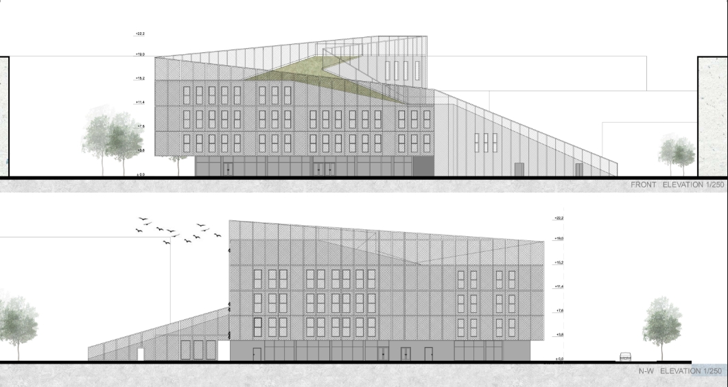 +2 Level, Elevations. Image: Magdalena Michalak