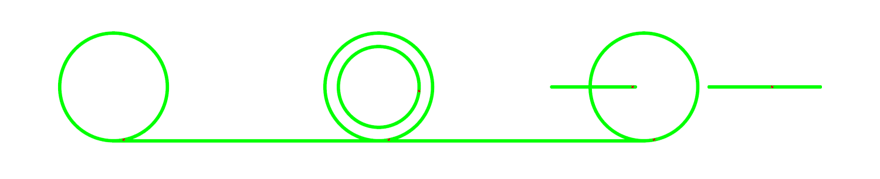 Fig. 3 Marking starting points for the steam locomotive's drive system;source: own elaboration