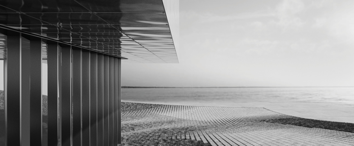 The opera house opens toward Tallinn’s waterfront landscape