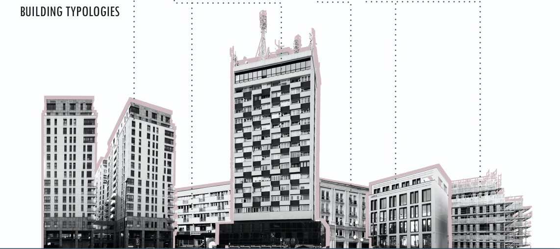 Building typology studies explore how Balco can adapt to diverse residential facades and urban contexts.