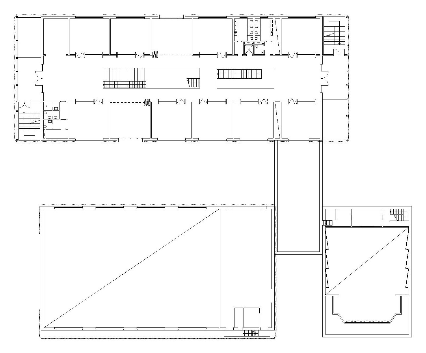 First floor plan. Drawing: Archisbang and Areaprogetti