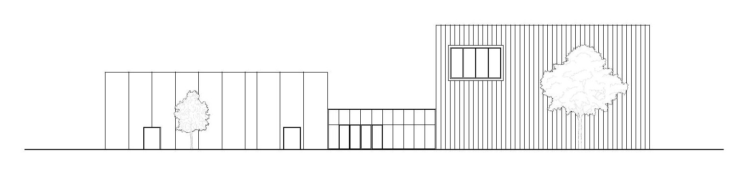 Elevation. Drawing: Archisbang and Areaprogetti