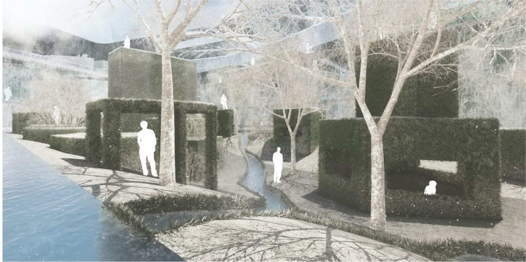 THE MEDITATION GARDEN. Image: 之綠 林, 吳芷瑄 MArch-I-107, 賴麗安 MArch-I-107