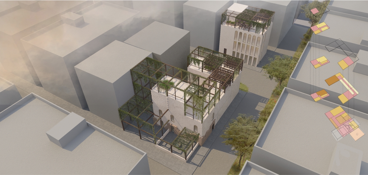view, plans, section. Image: Sara Krzysztyniak