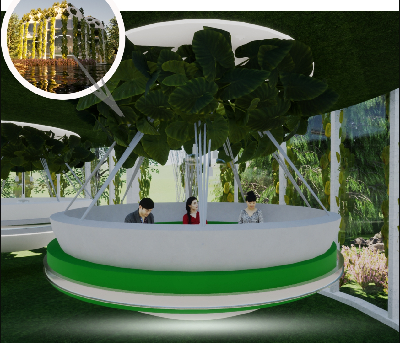 Green Cocoon board. Image: Julia Janiszewska