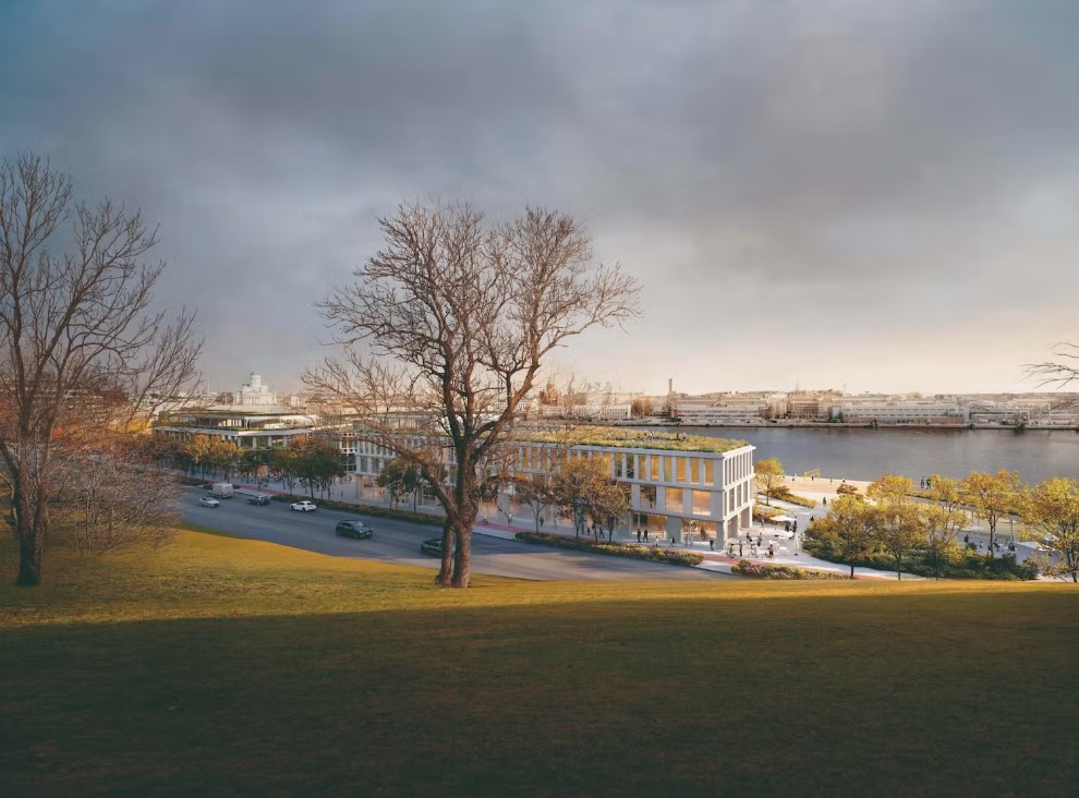 Design proposal by Konsortium Gran team (Niam, K2S Architects, White Arkitekter, Ramboll Finland, Rakennuttajatoimisto HTJ Oy, JLL). Image courtesy of the City of Helsinki.