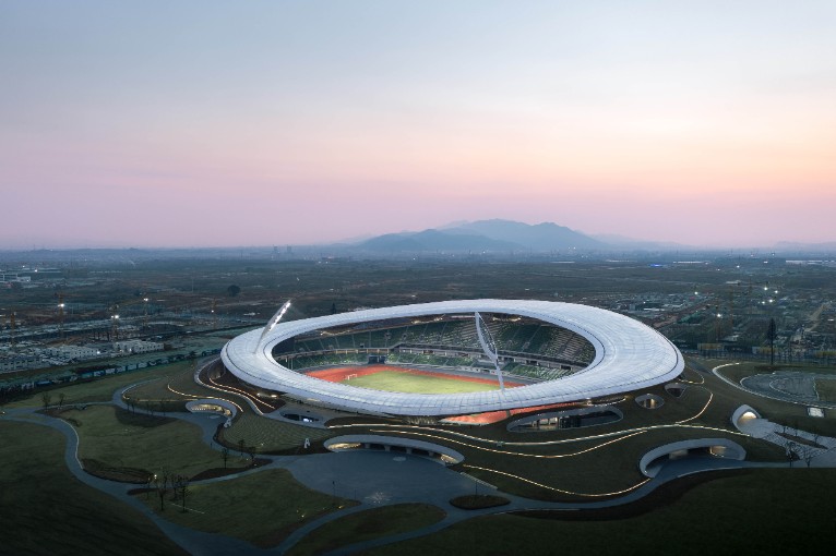 Quzhou Stadium, photography by CreatAR Images