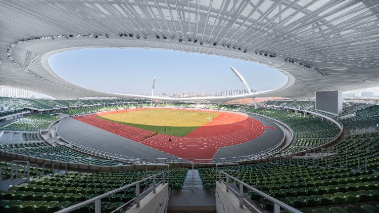 Quzhou Stadium, photography by CreatAR Images
