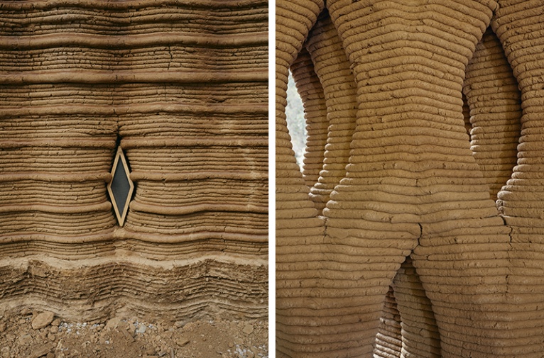 Details 3D Print House by IAAC, Valldaura Labs ©Gregori Civera