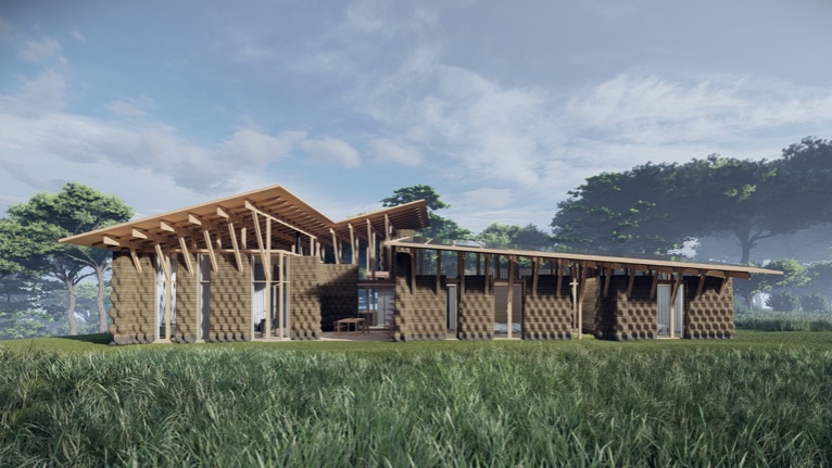 3D Print House project by IAAC and WASP