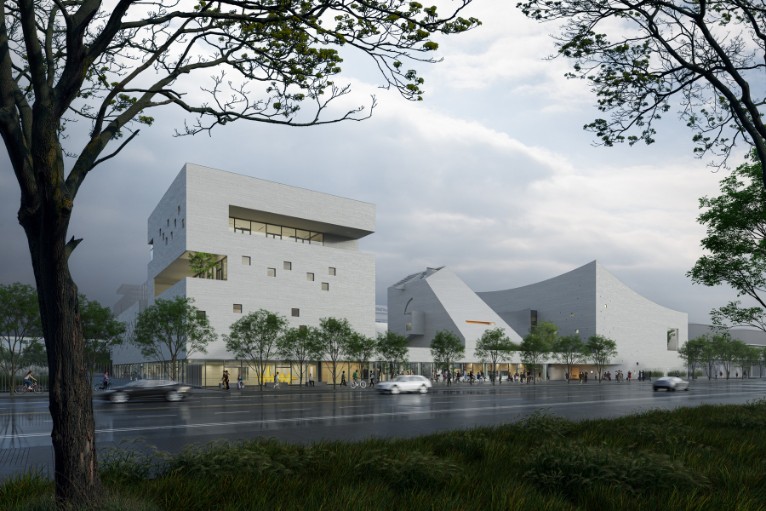 n exterior view. ©OPEN