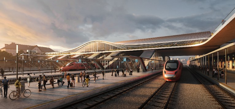 Zaha Hadid Architects Win Vilnius Railway Station Renovation Design 