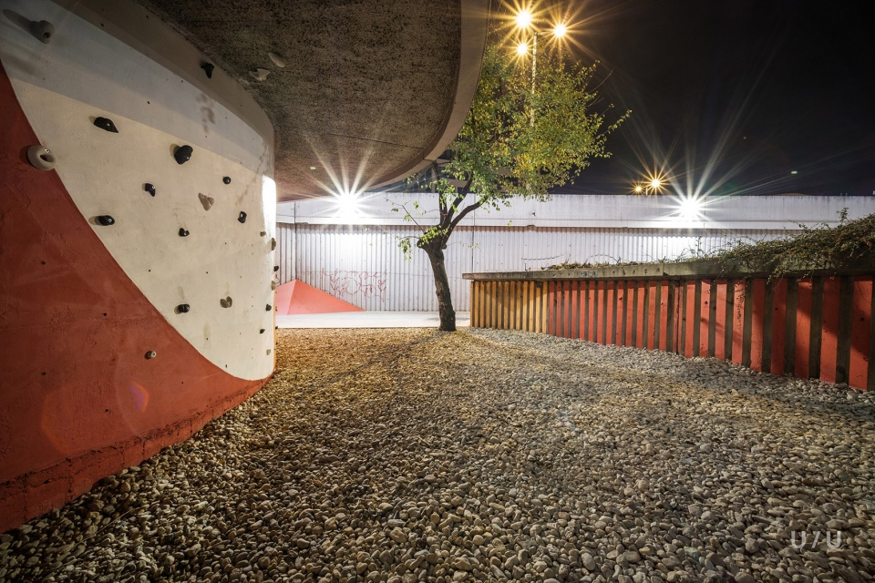 Stone climbing wall © Jiří Kotal