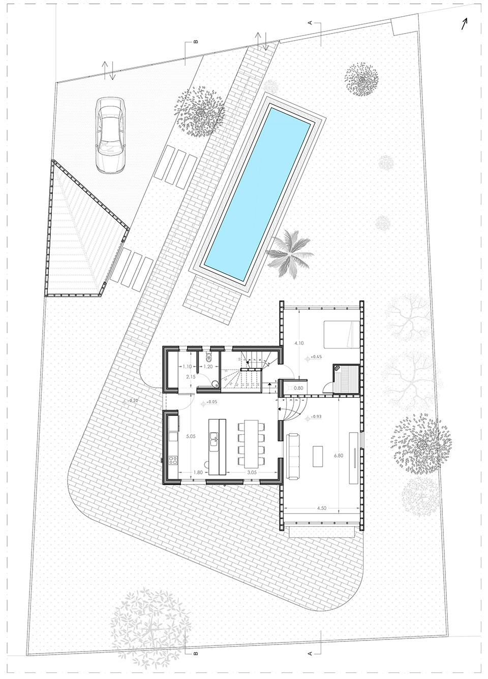 Floor plan © Alexis Papadopoulos Architectural Practice